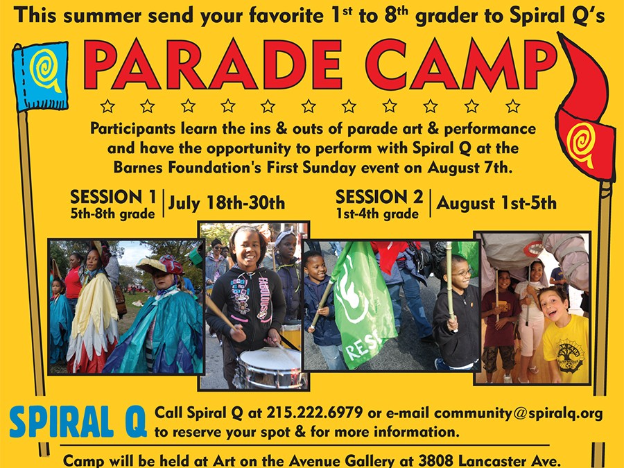 Sign up for Parade Camp!